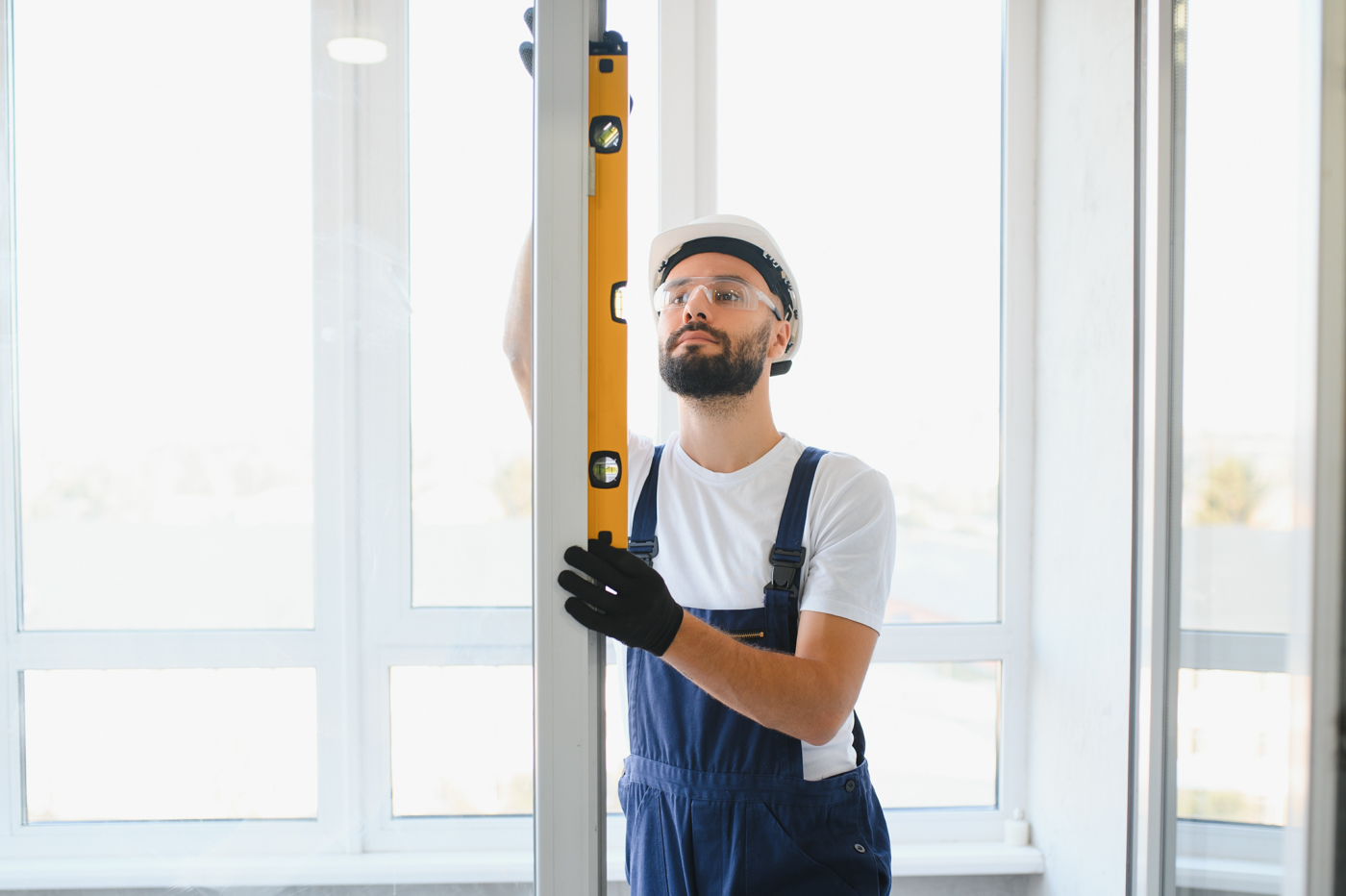 Professional vinyl window installation in Canadian home